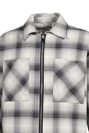 RAW SUMMER FLANNEL / BLK/ECRU