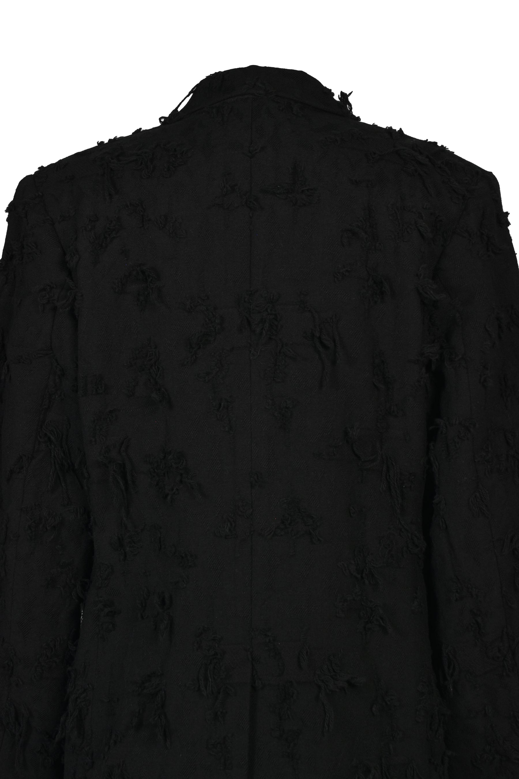 BORO JACQUARD OFFICER COAT / BLK