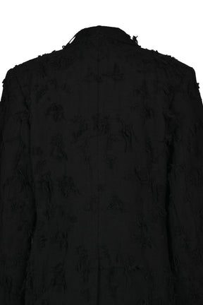 BORO JACQUARD OFFICER COAT / BLK