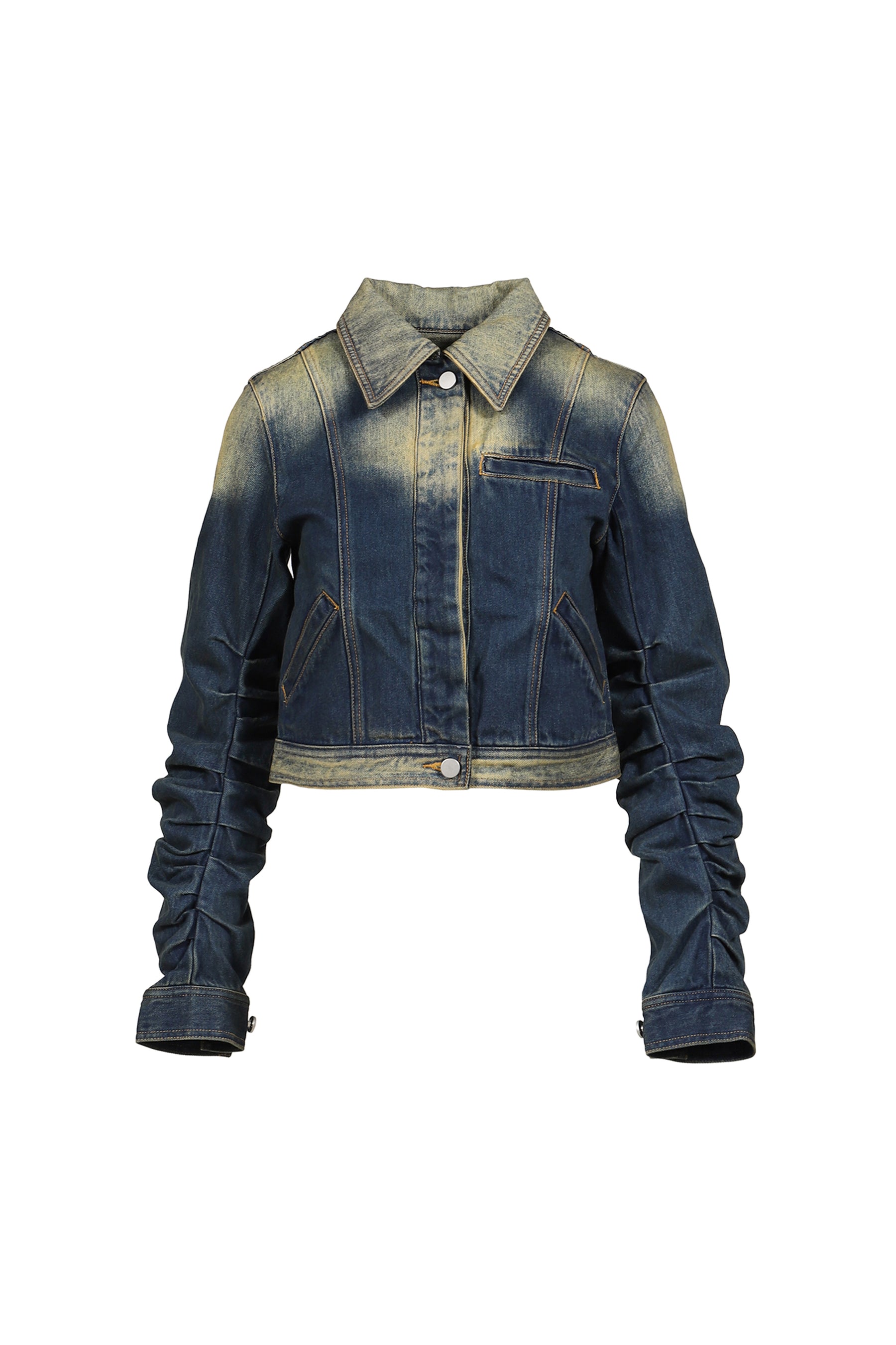 LOOSED SLEEVE DENIM JACKET / BLUE