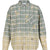 COTTON FLANNEL CHECK BLEACH SHIRT / GRN