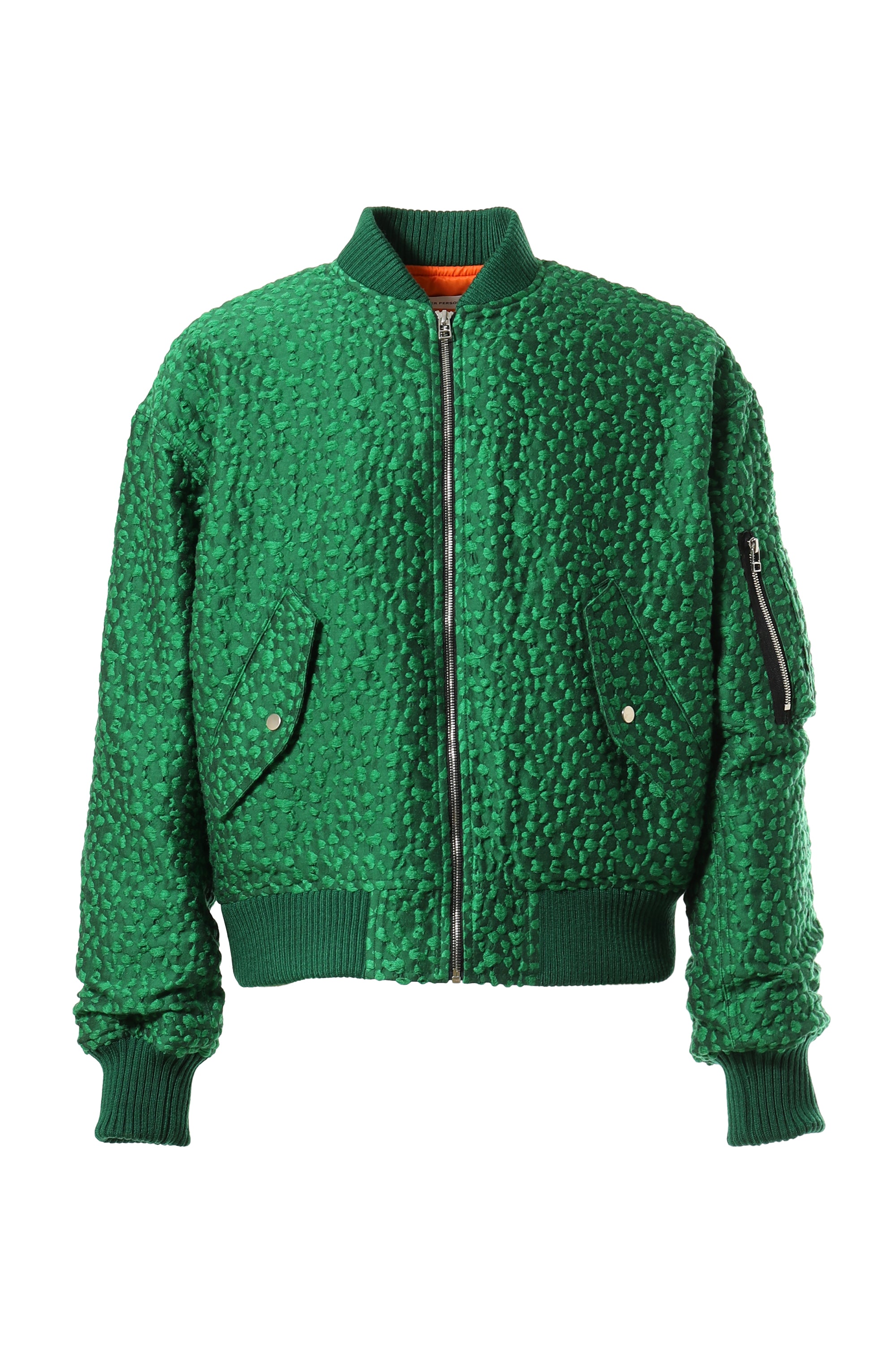 TENDER PERSON FW23 MONSTER BOMBER JACKET / GRN