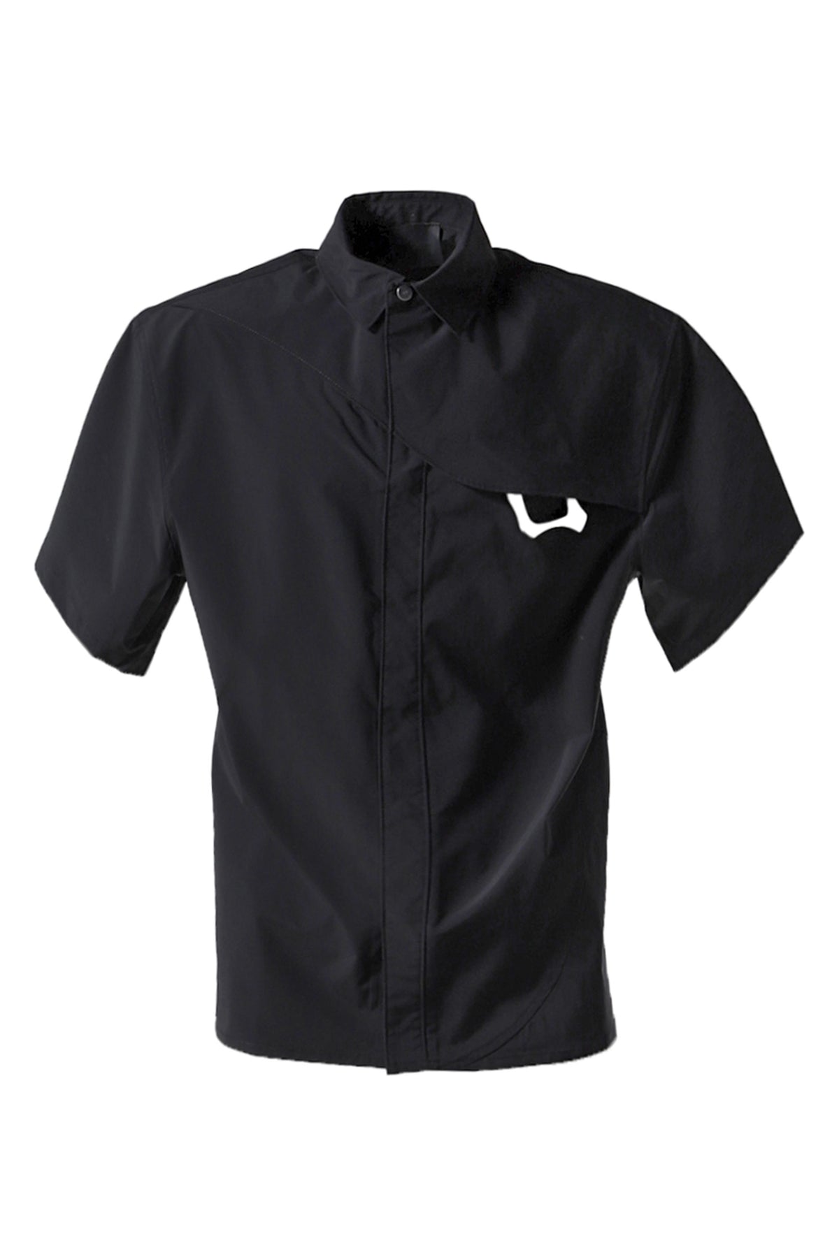 S/S NYLON SHIRT W. CARABINER / BLK