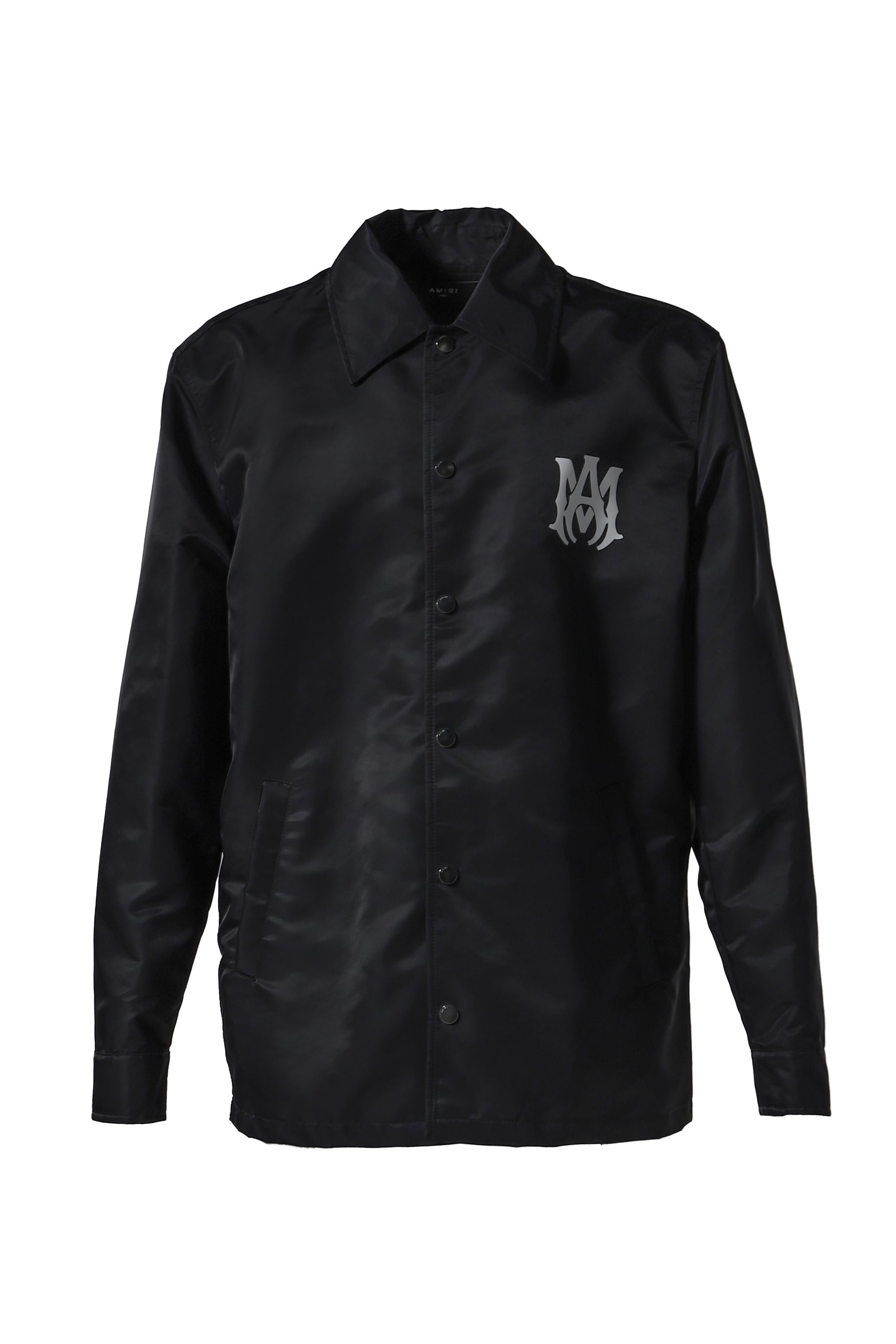 AMIRI SS25 MA COACH JACKET BLK NUBIAN
