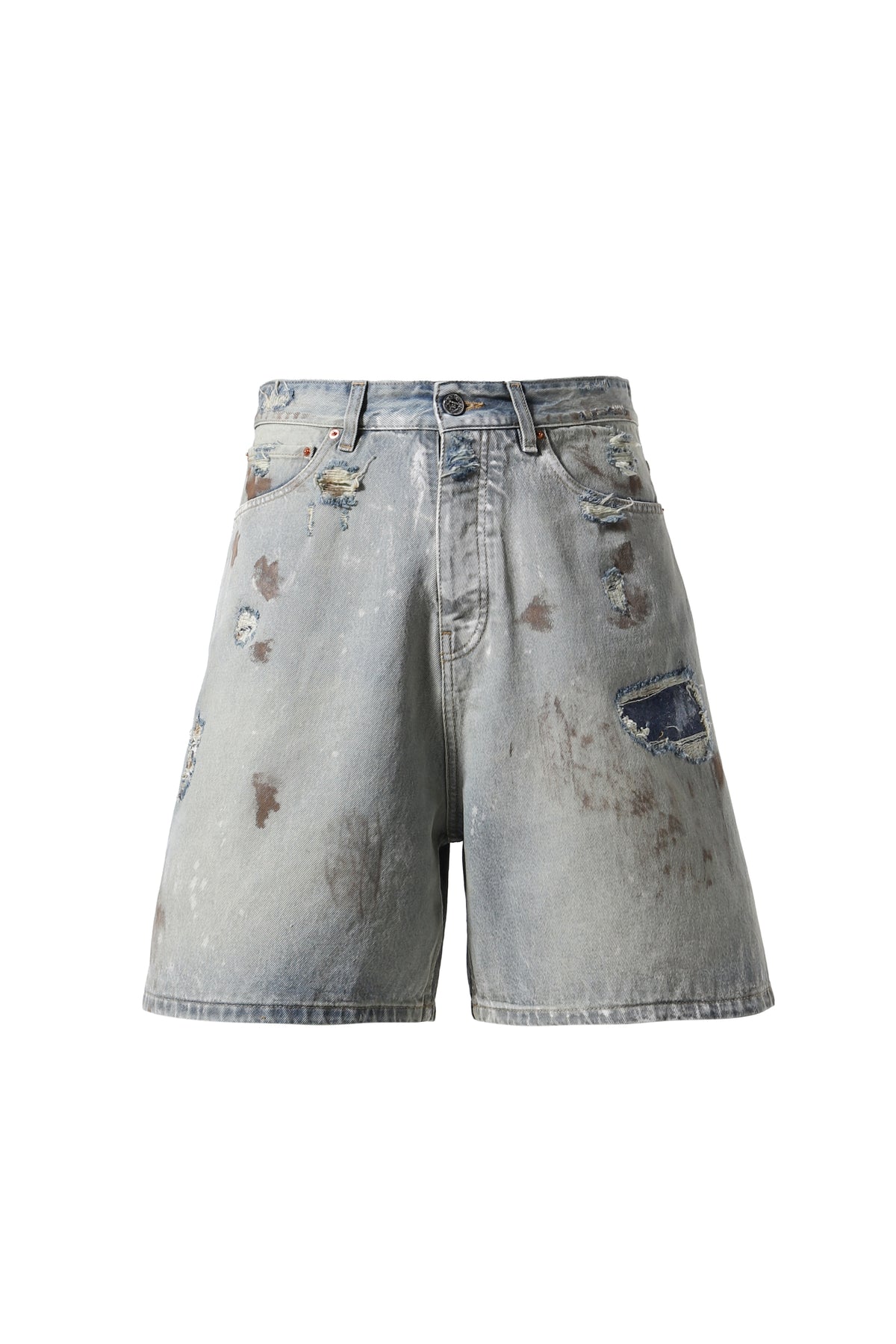 TRASHED SHORTS / L.BLU