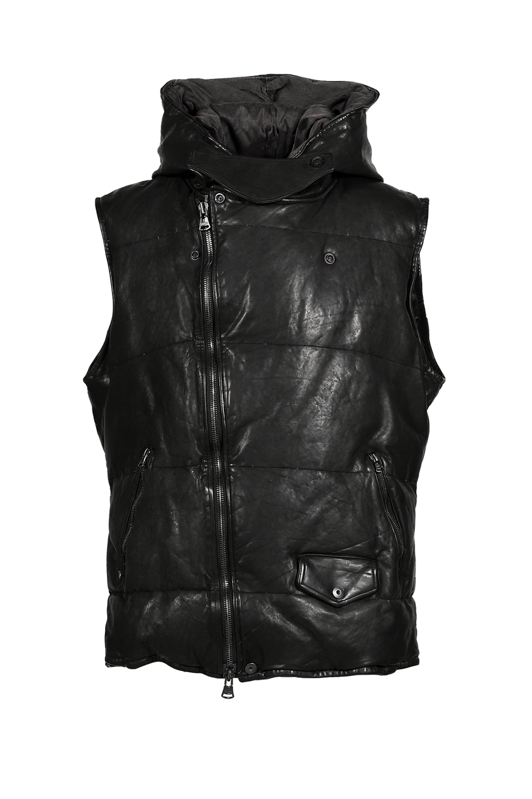 BACKLASH HOODED VEST / BLK
