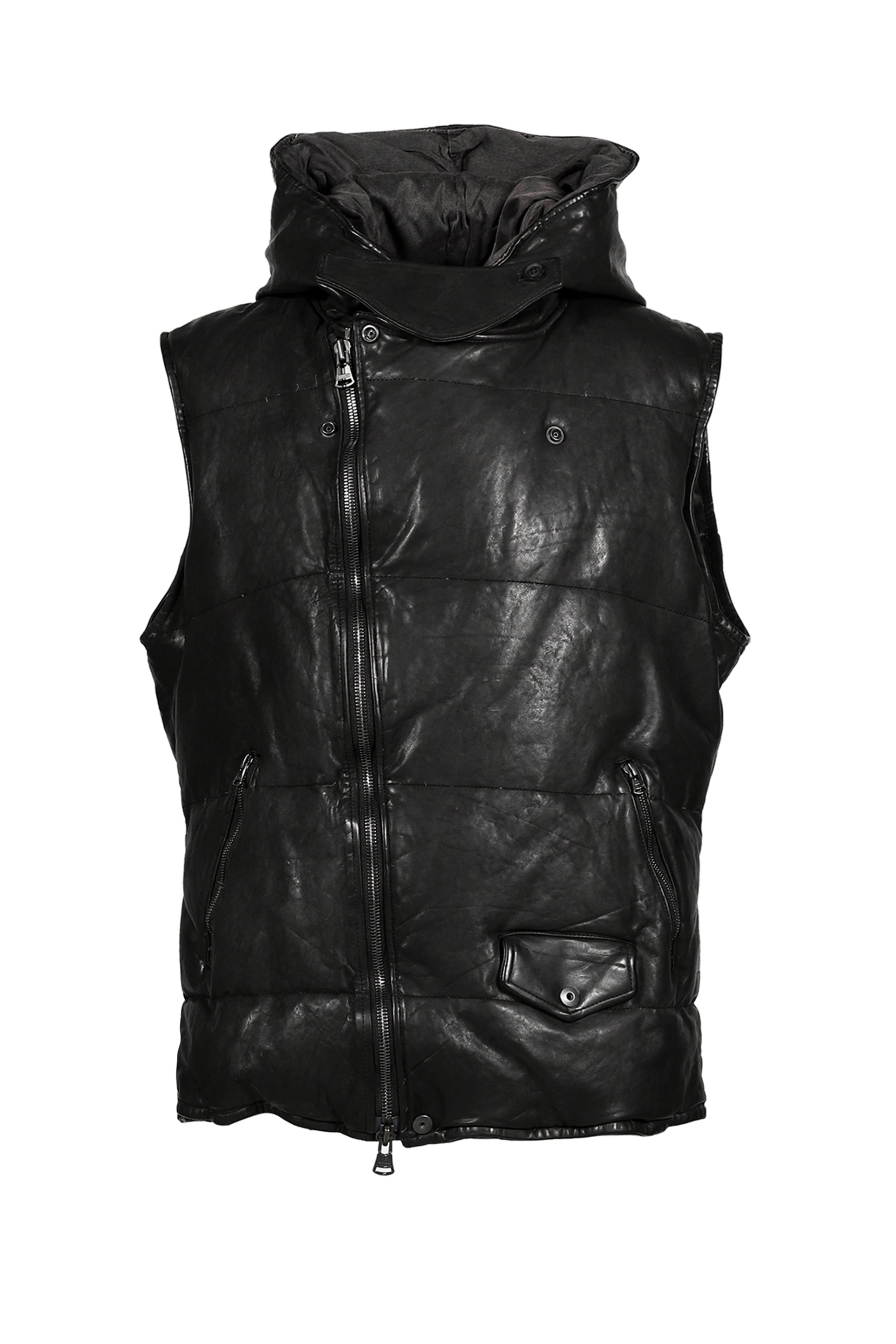 BACKLASH HOODED VEST / BLK