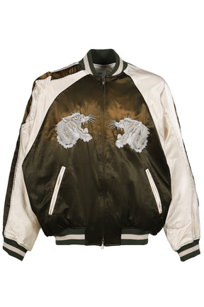 DISTORTED CUTTING SOUVENIOR JACKET / KHA