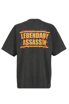 S/S T-SHIRT (SAKAMOTO) / BLK