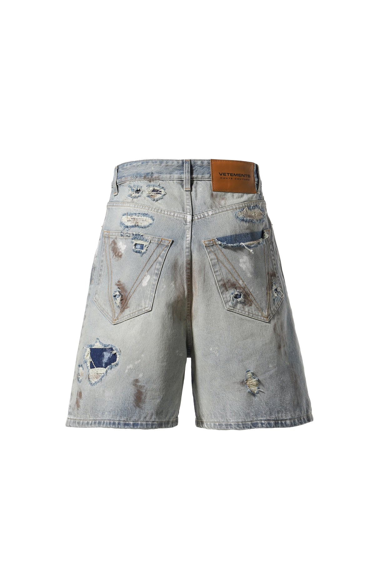 TRASHED SHORTS / L.BLU