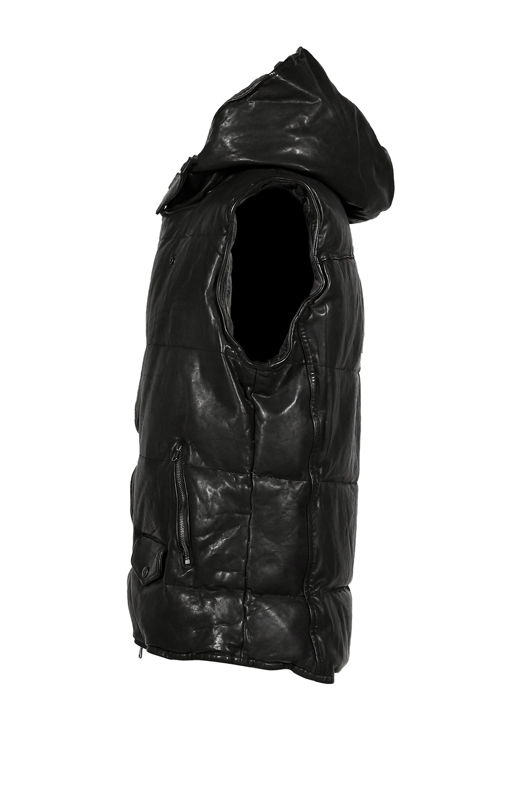 BACKLASH HOODED VEST / BLK