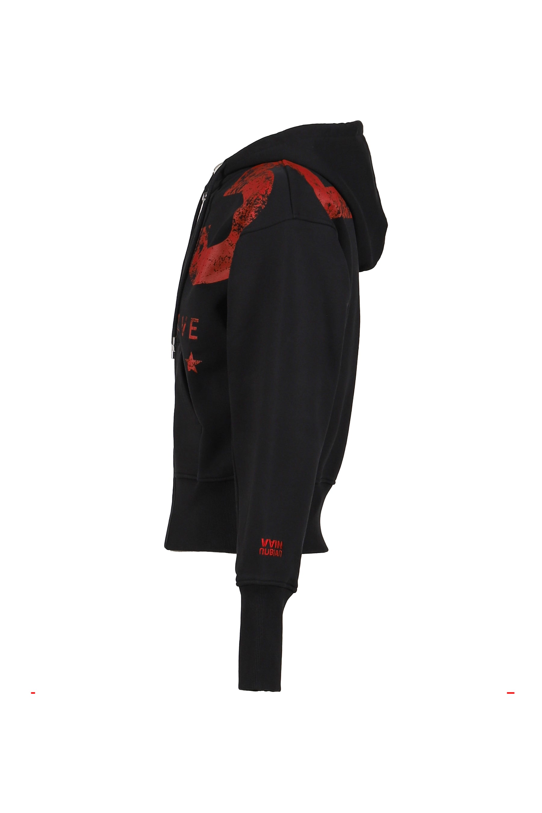 VAIN RG ZIP HOODIE BLACK NUBIAN EXCLUSIVE / BLK 