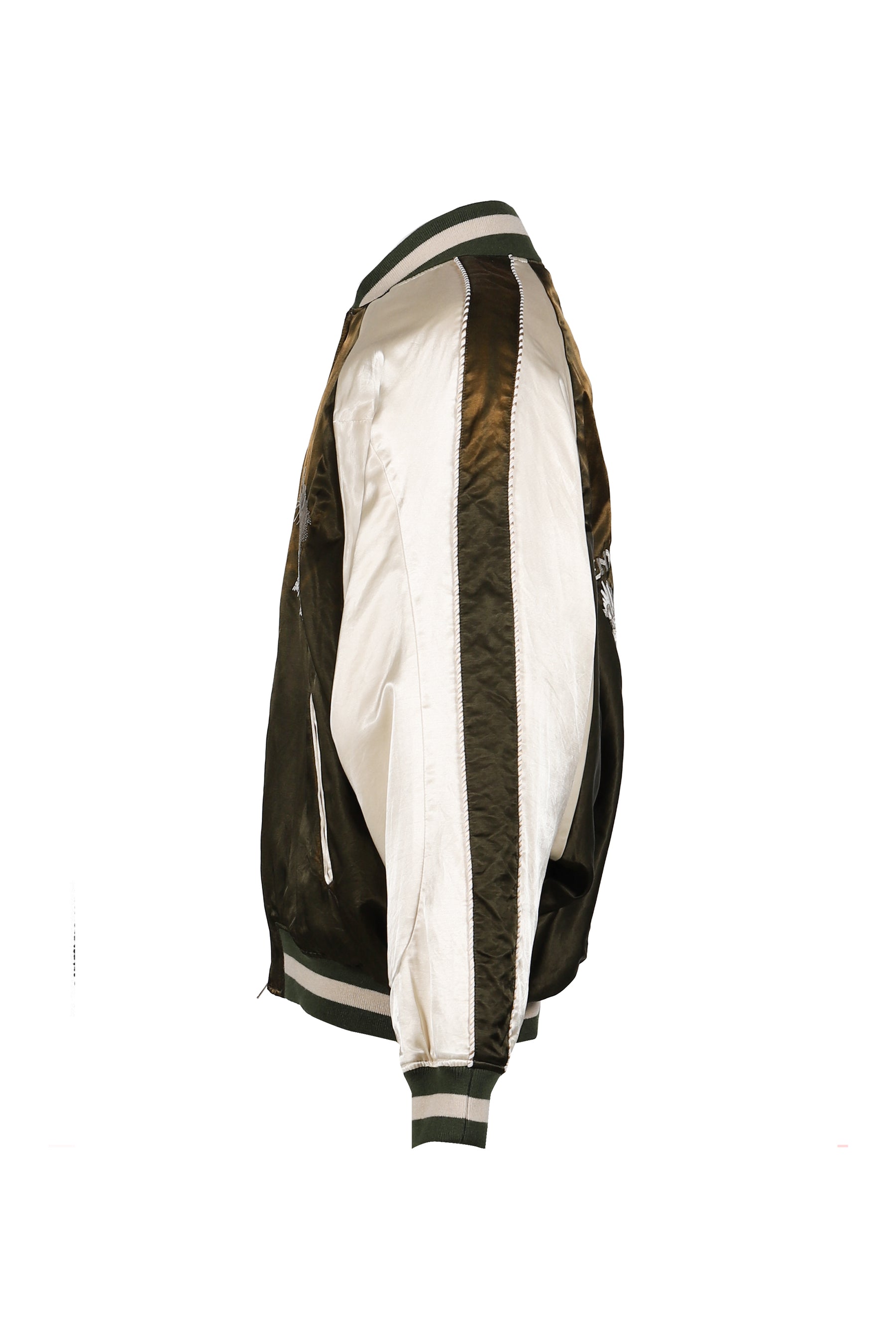 DISTORTED CUTTING SOUVENIOR JACKET / KHA