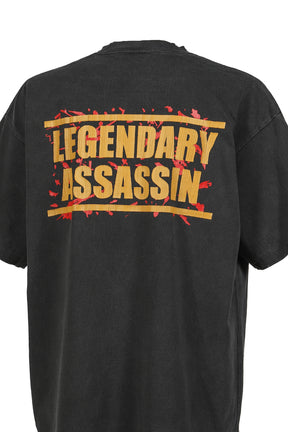 S/S T-SHIRT (SAKAMOTO) / BLK