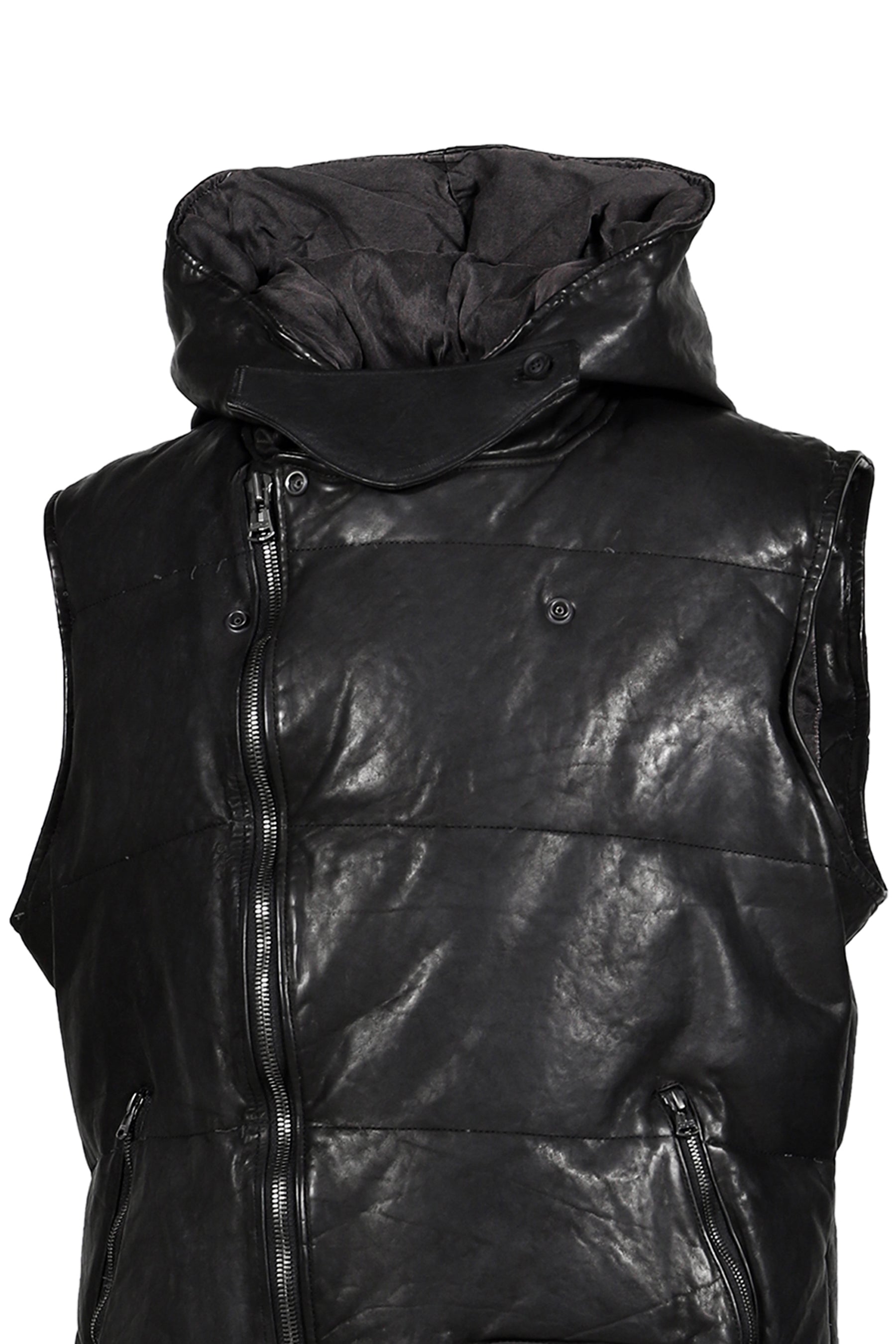 BACKLASH HOODED VEST / BLK
