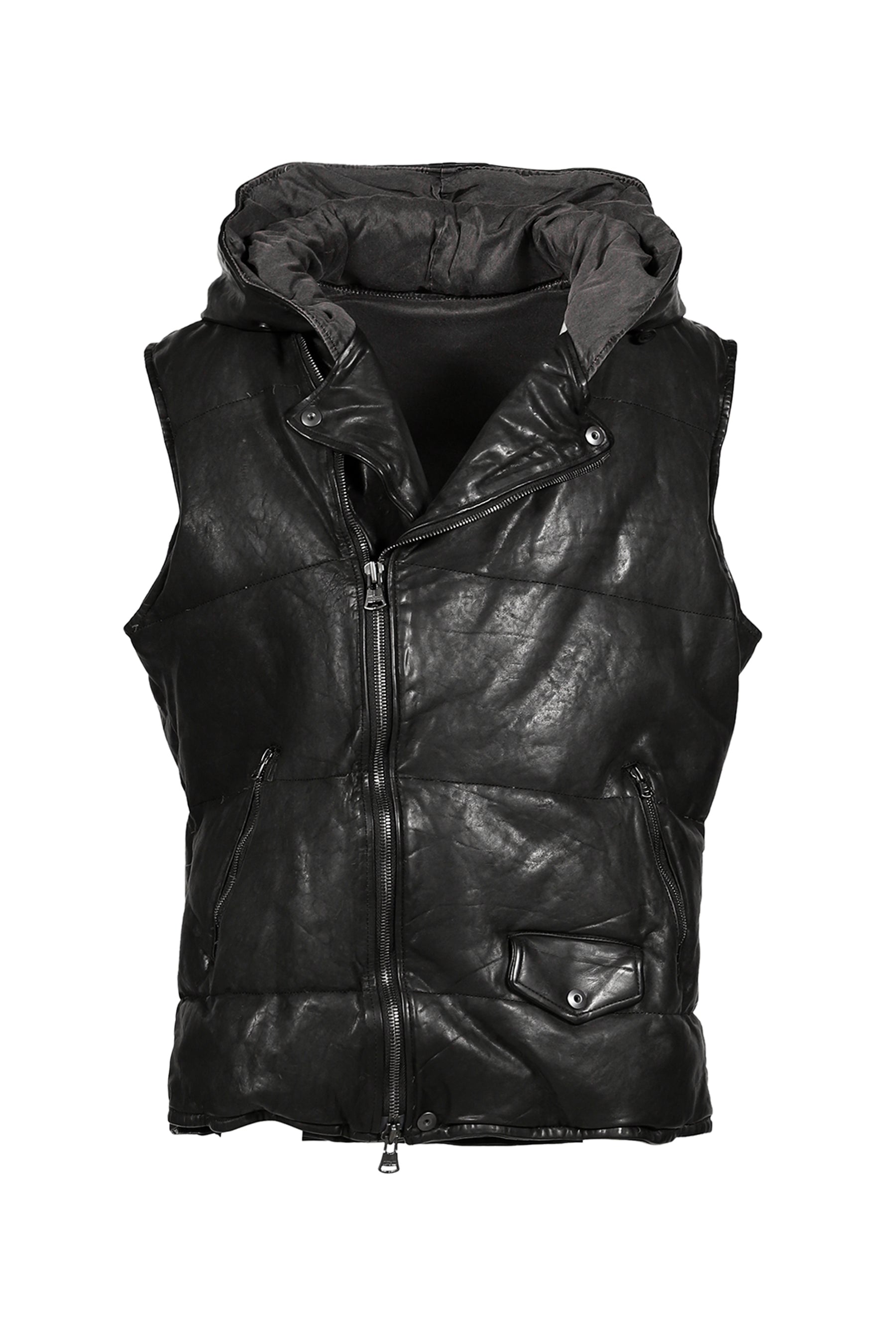 BACKLASH HOODED VEST / BLK
