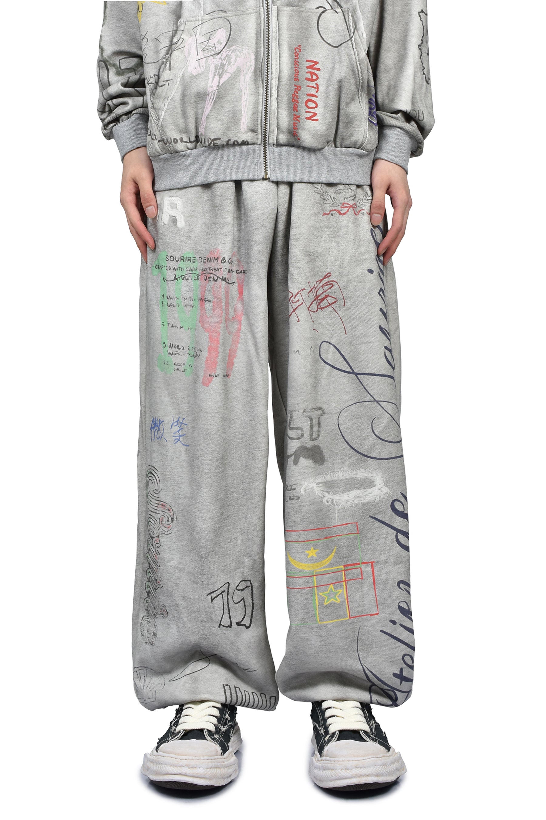 TAGGED SWEATPANTS / GRY