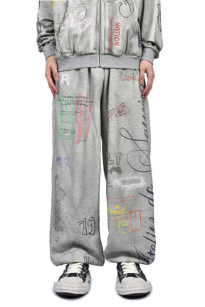 TAGGED SWEATPANTS / GRY