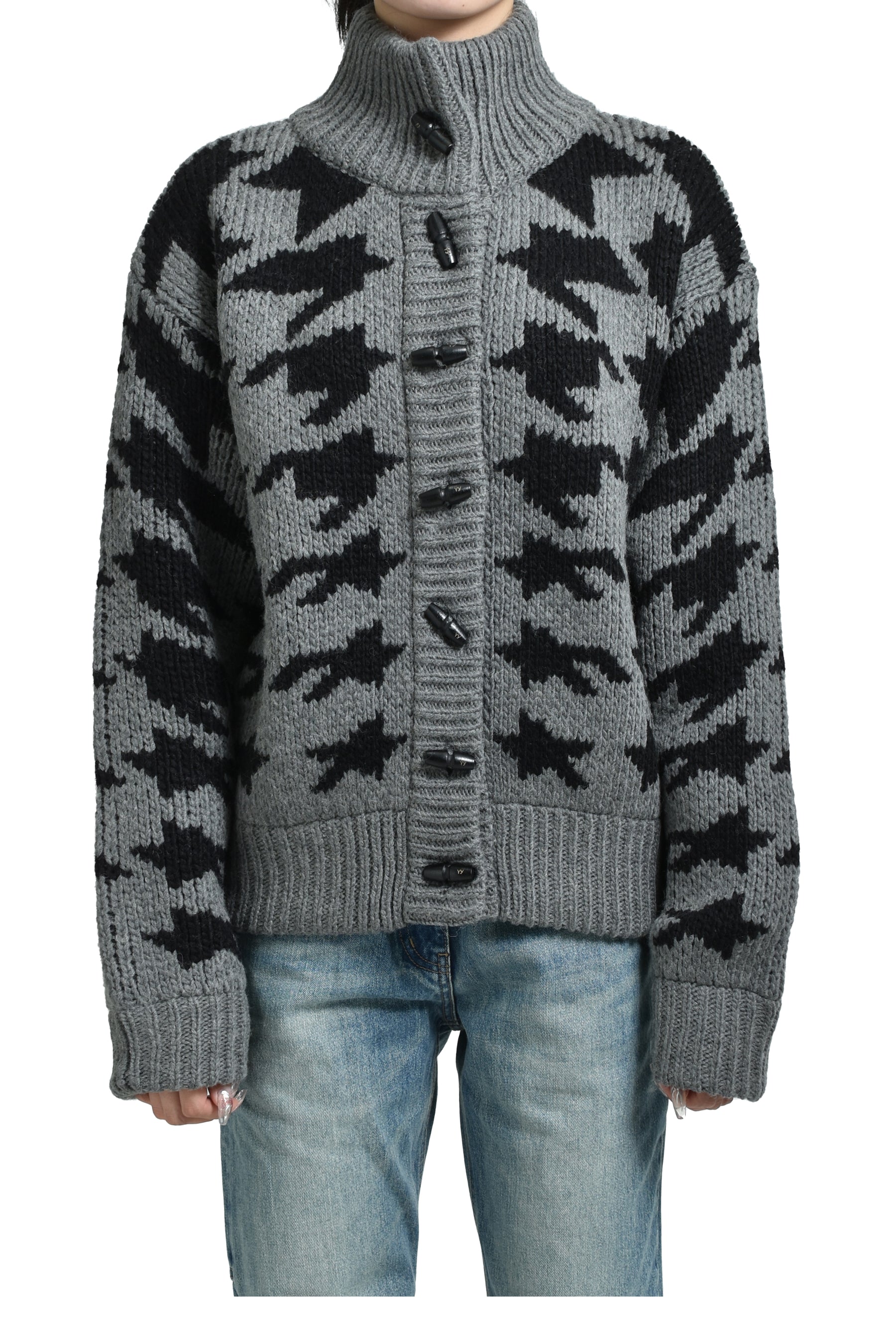 HOUND'S TOOTH STAR COWICHAN / GRY 