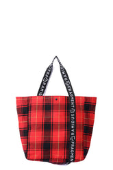 RAMIDUS BOX TOTE BAG (L) / RED