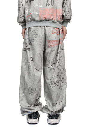 TAGGED SWEATPANTS / GRY