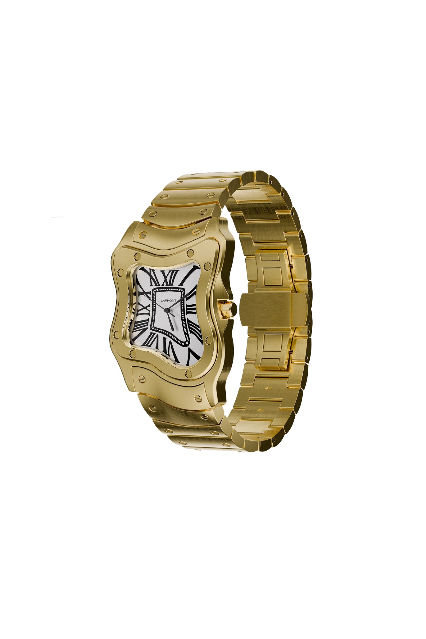 LAURENT WATCH LARGE / GOLD