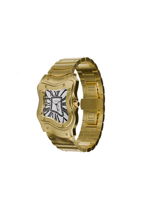 LAURENT WATCH LARGE / GOLD