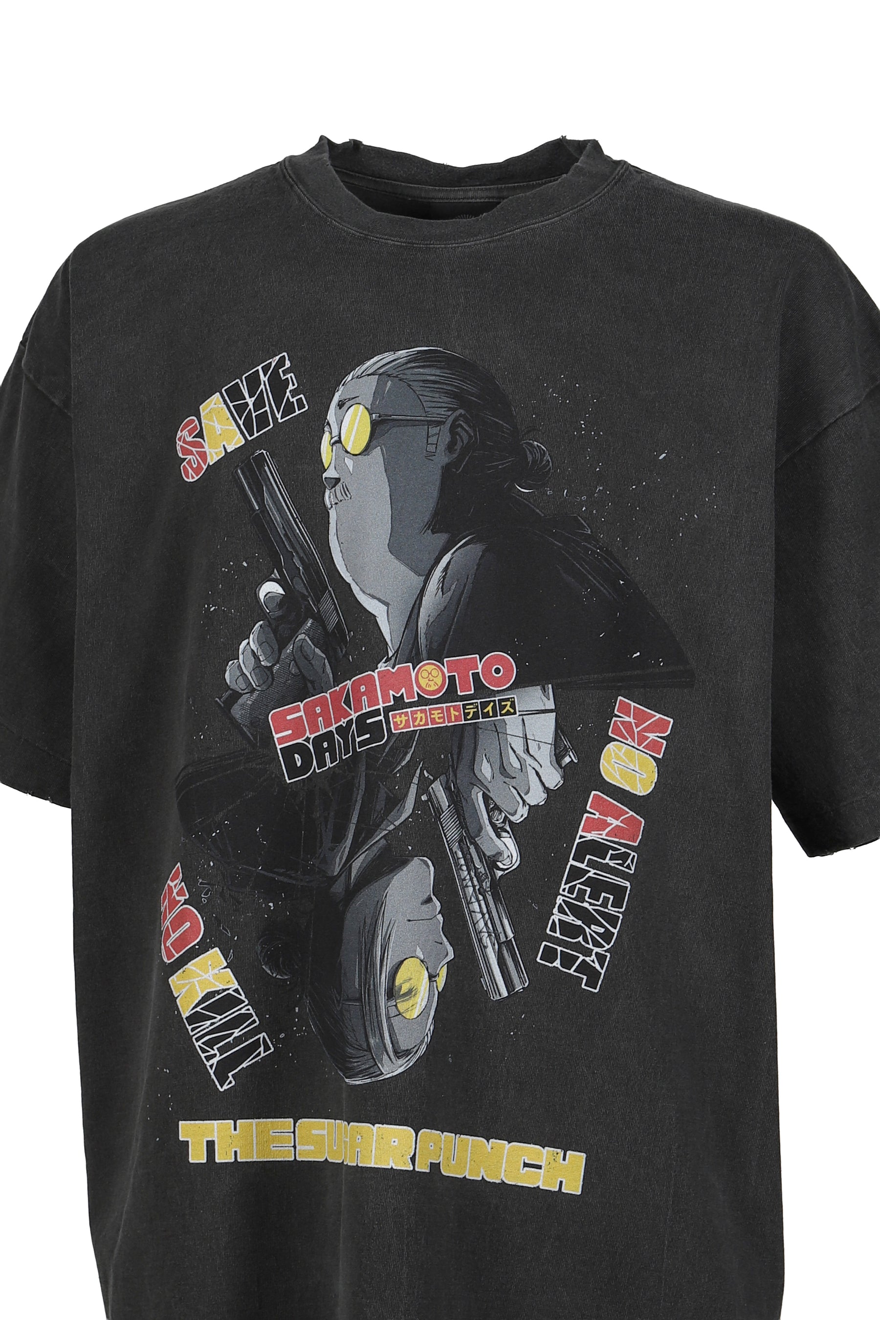 S/S T-SHIRT (SAKAMOTO) / BLK