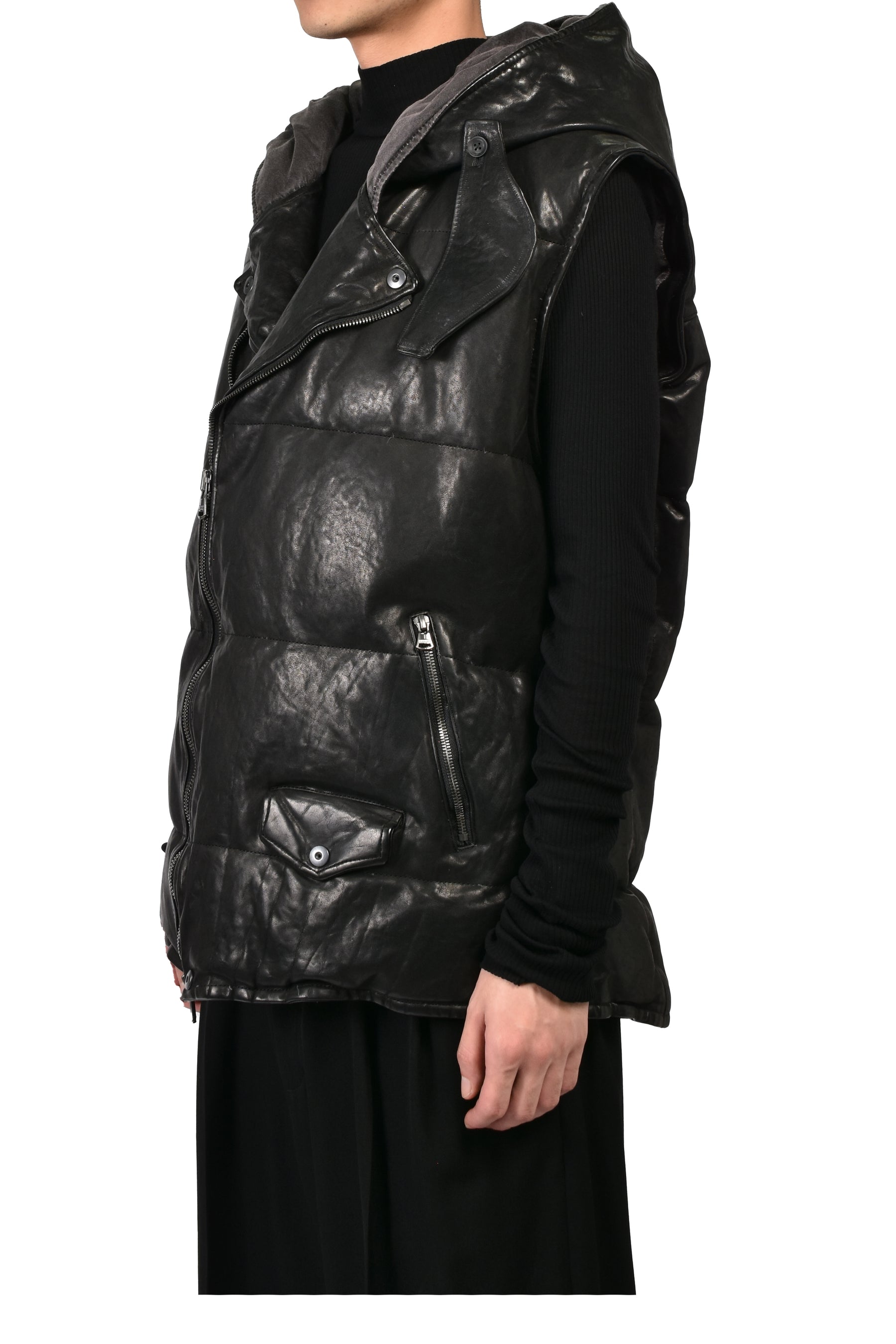 BACKLASH HOODED VEST / BLK