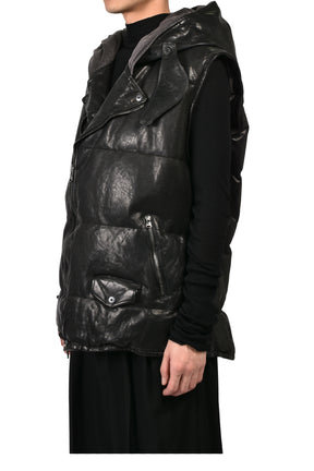 BACKLASH HOODED VEST / BLK