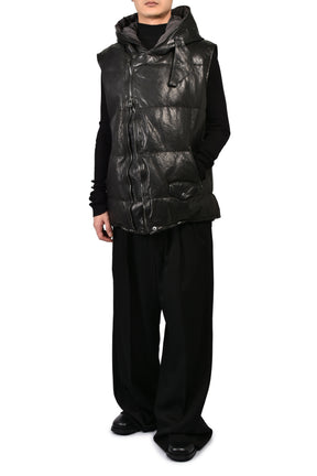 BACKLASH HOODED VEST / BLK