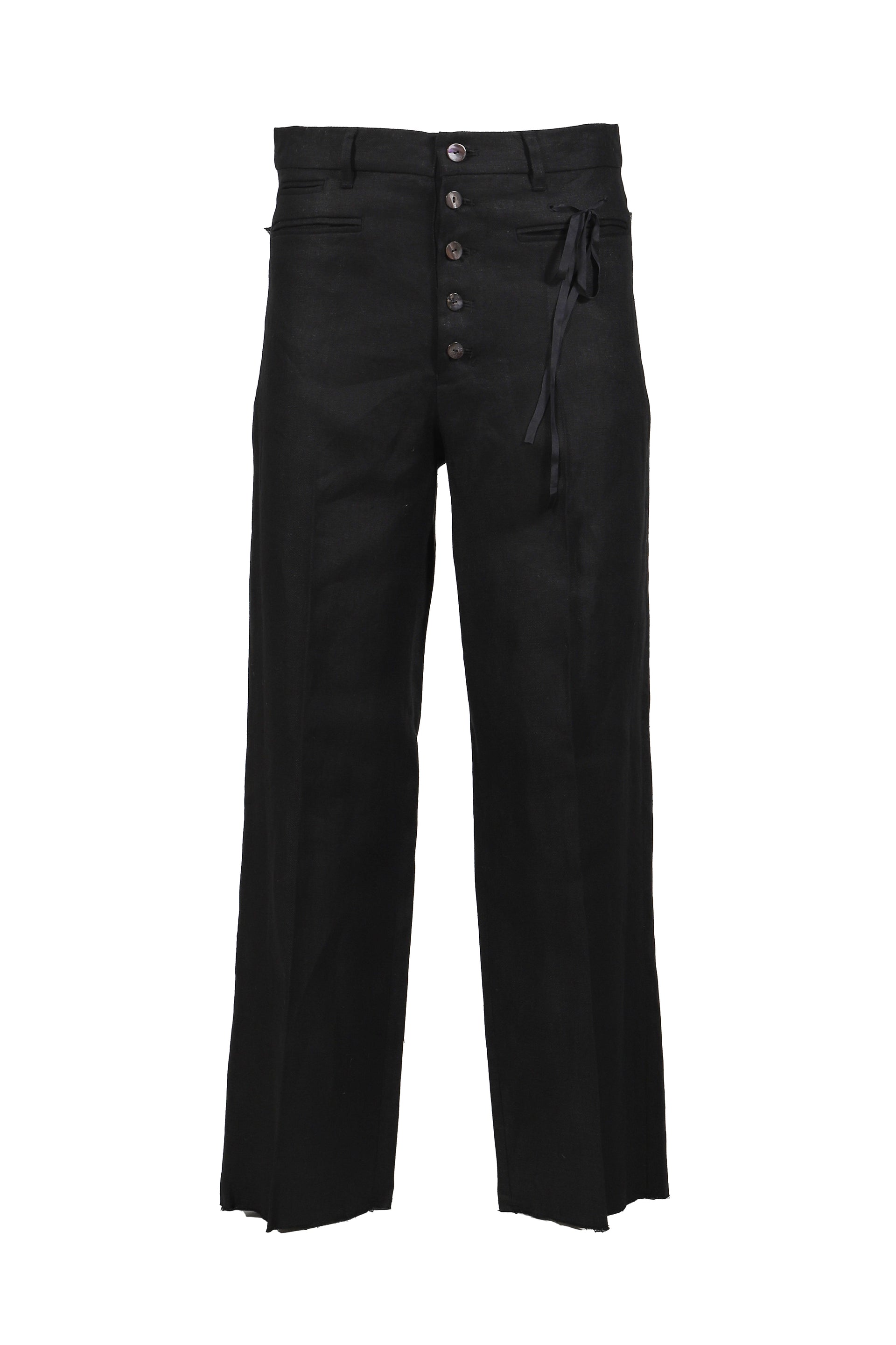 BUTTON PANTS / BLK