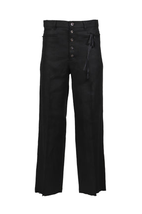 BUTTON PANTS / BLK