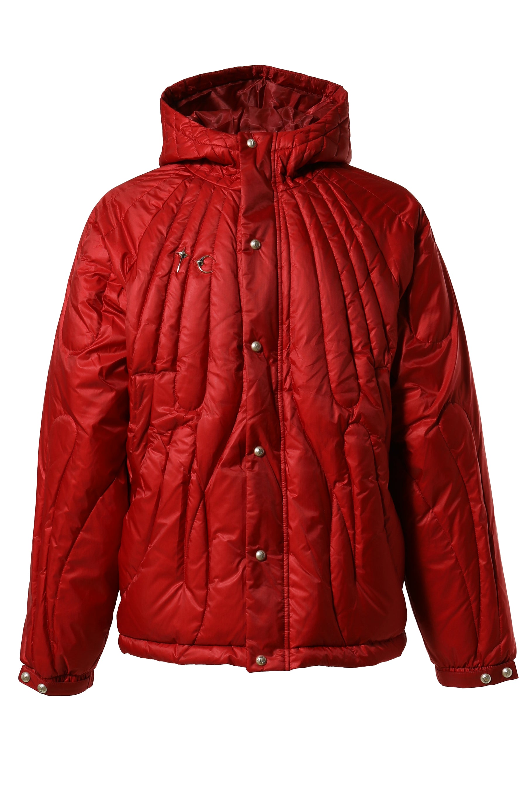 THUG CLUB FW23 CAVE GOOSE DOWN JACKET / RED -NUBIAN