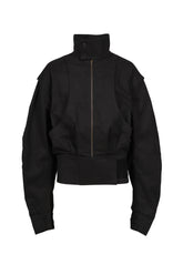 NOTGNIRRAH JACKET / BLK