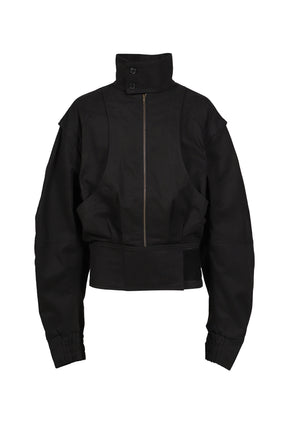 NOTGNIRRAH JACKET / BLK