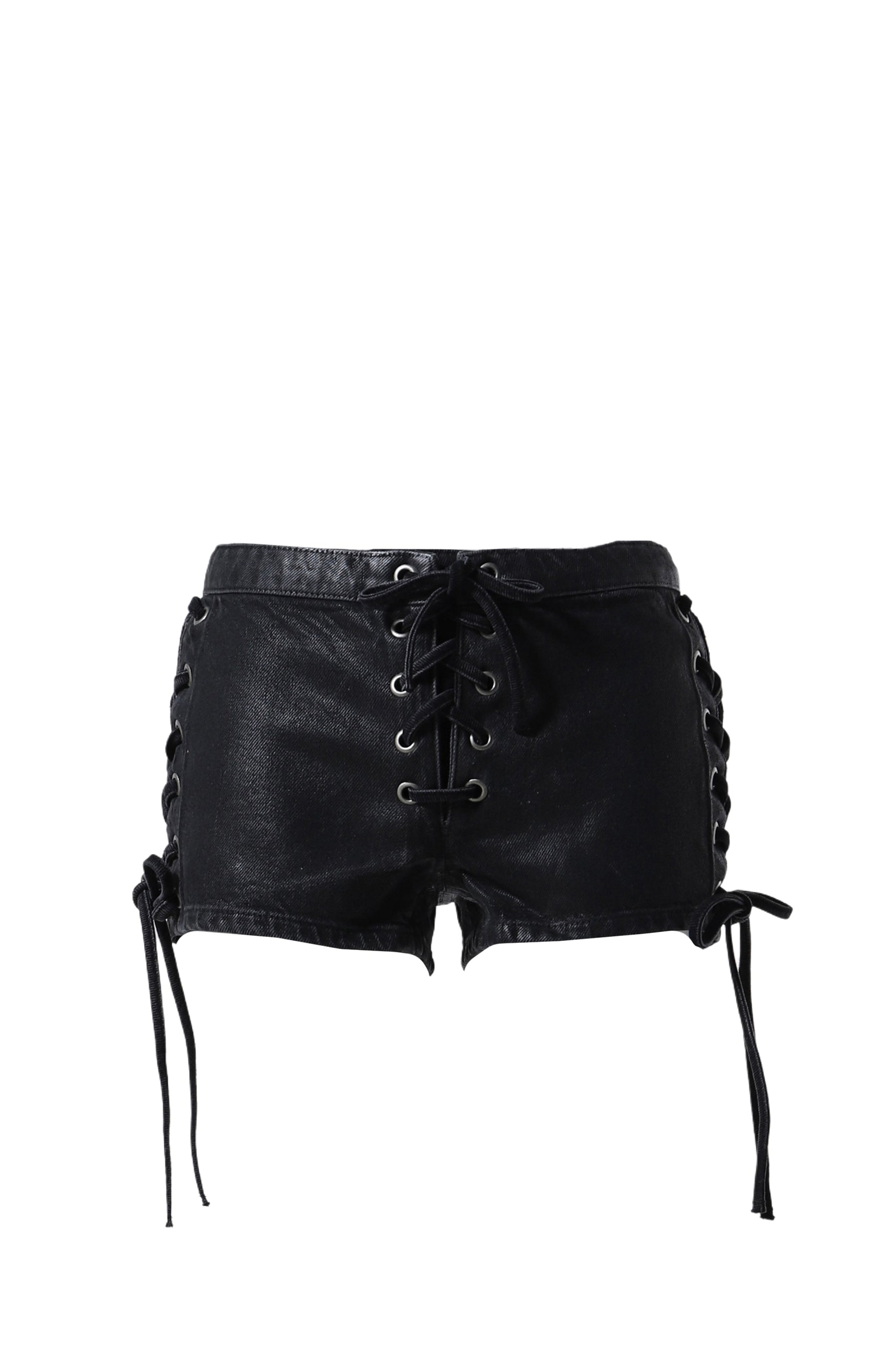 GUSA COATED SHORTS / BLK