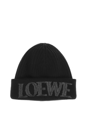 LOEWE BEANIE / BLK