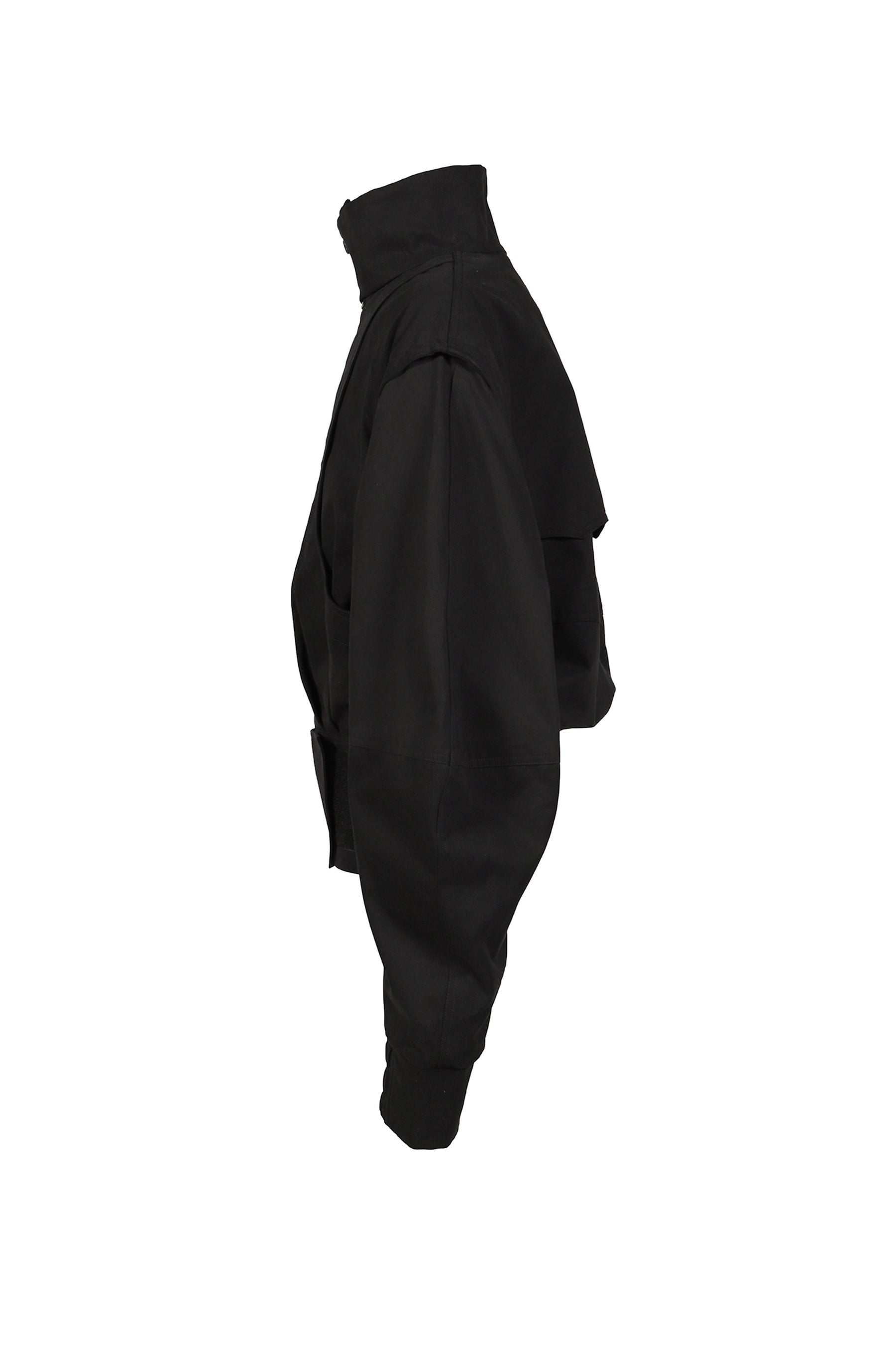 NOTGNIRRAH JACKET / BLK