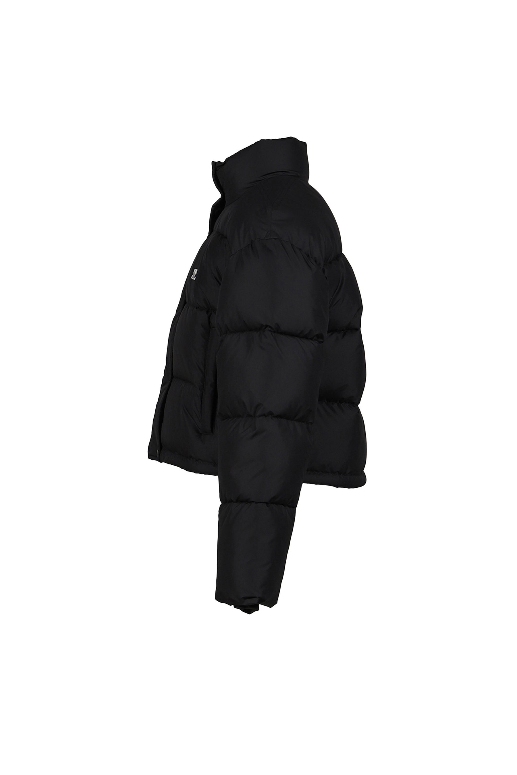 AC NYLON PUFFER JACKET / BLACK