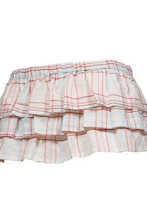 JARDIN CHECKS SHORTS / WHT