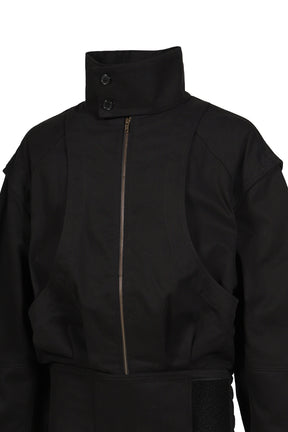 NOTGNIRRAH JACKET / BLK