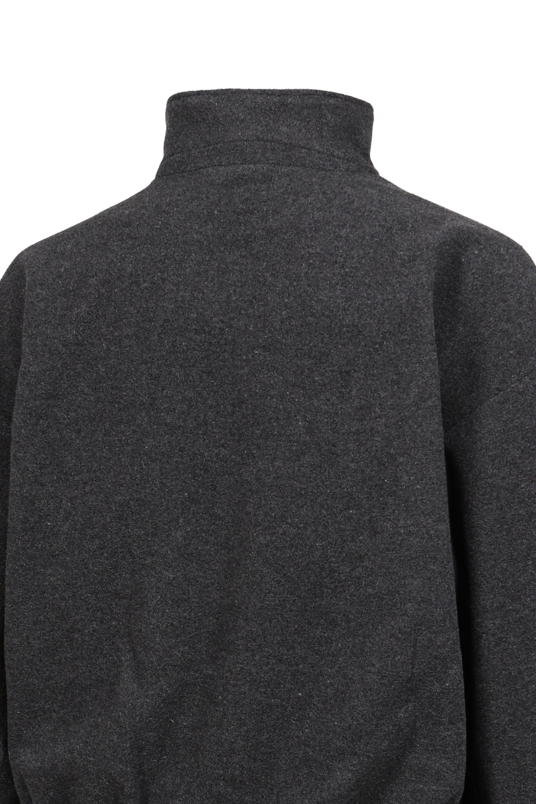 ALLIANCE BELTED WOOL JACKET / D. GRY