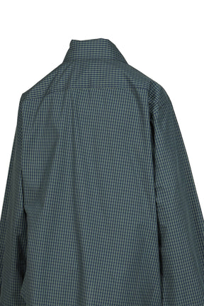 TWISTED CHECK SHIRT / GRN CHECKED