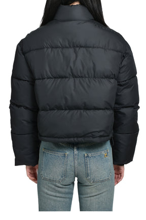 AC NYLON PUFFER JACKET / BLACK