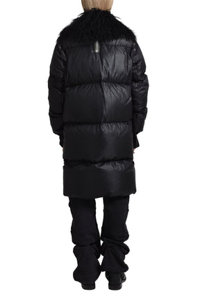 "ARROGANT" LONG DOWN JACKET / BLK