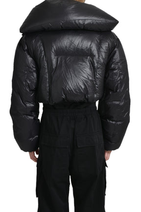 HYDRA PUFFER (CROP) / BLK