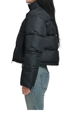 AC NYLON PUFFER JACKET / BLACK