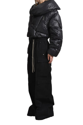 HYDRA PUFFER (CROP) / BLK