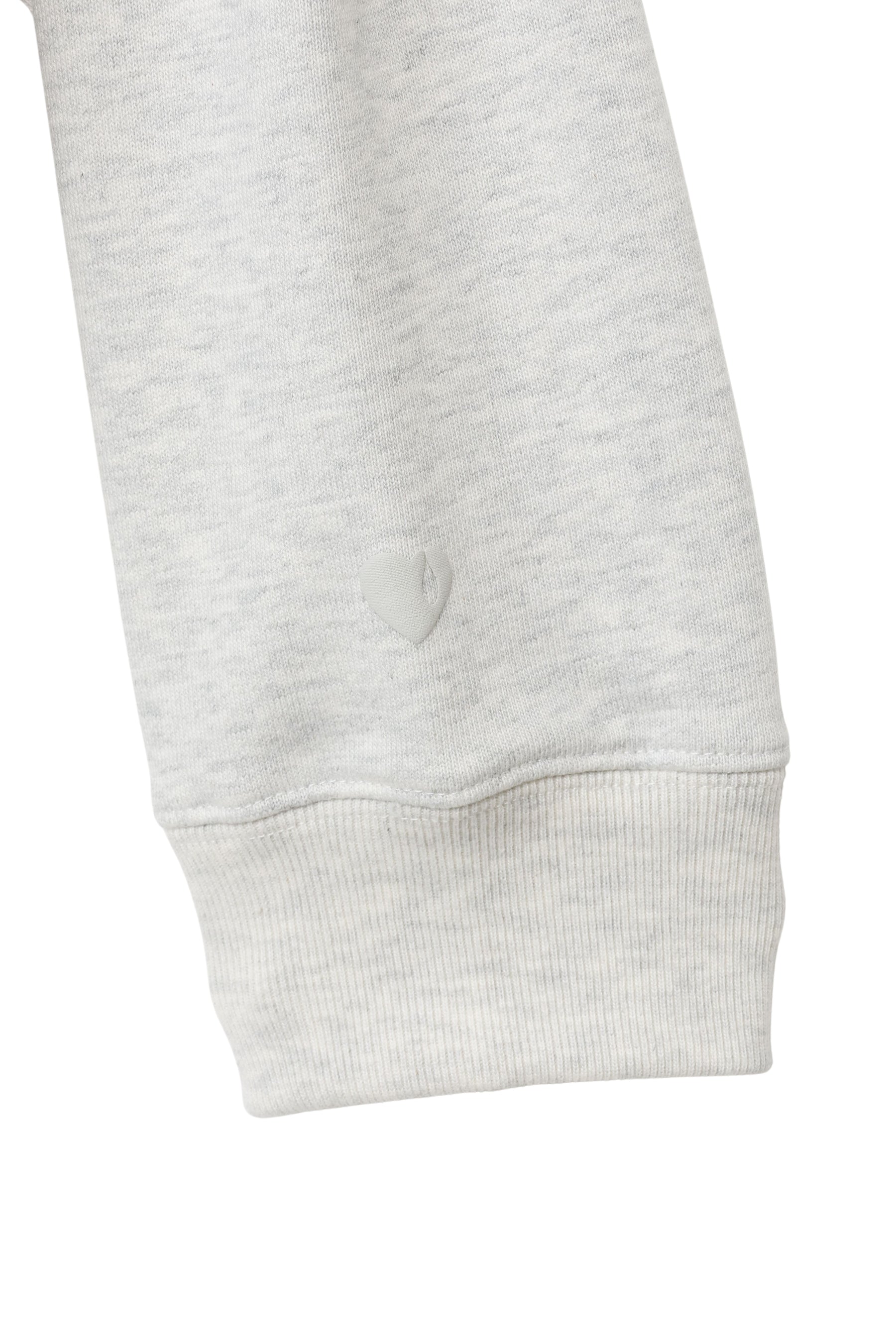 SWEAT HOODIE / HEATHER WHT